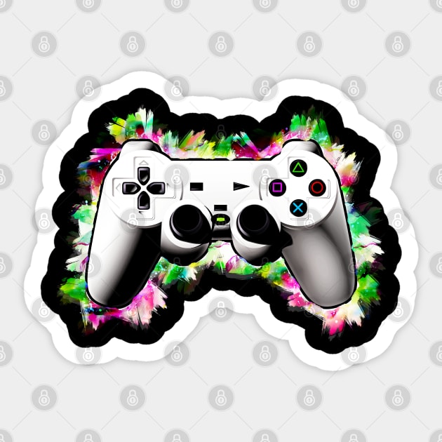 PS1 controller Sticker by remixer2020